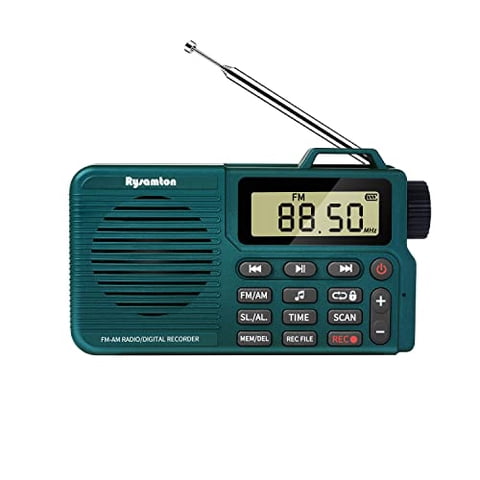 Rysamton Portable Am/Fm Radio, Registrador De Radio Digital