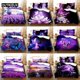thumbnail image 1 of Purple Bedding Set Linens Duvet Cover Bed Quilt Pillow Case Comforter Lavender Butterfly Double, 1 of 5