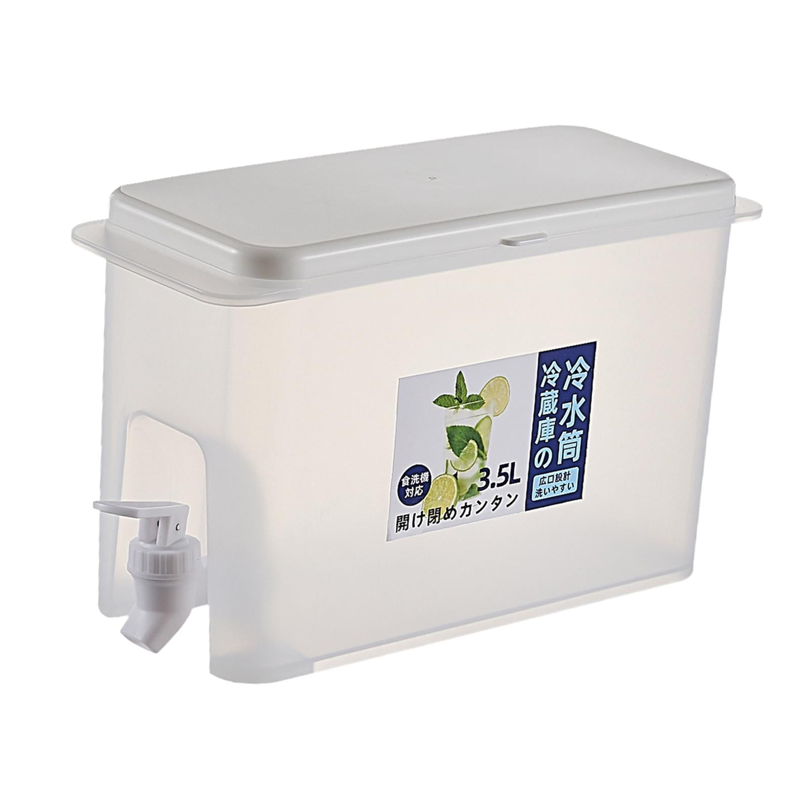 Bothyi - Dispensador De Bebidas Jarra De Agua Portátil De 3,5 L Con Grifo Para Leche De Boda Al Aire Libre Delgada