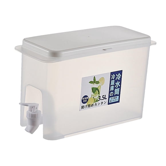 Dispensador De Bebidas Jarra De Agua Portátil De 3,5 L Con Grifo Para Leche De Boda Al Aire Libre Delgada