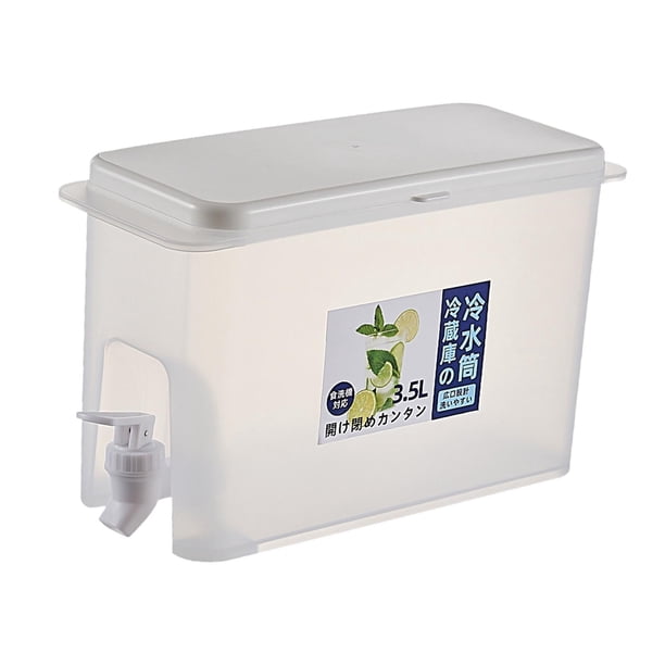 Dispensador De Bebidas Jarra De Agua Portátil De 3,5 L Con Grifo Para Leche De Boda Al Aire Libre Delgada