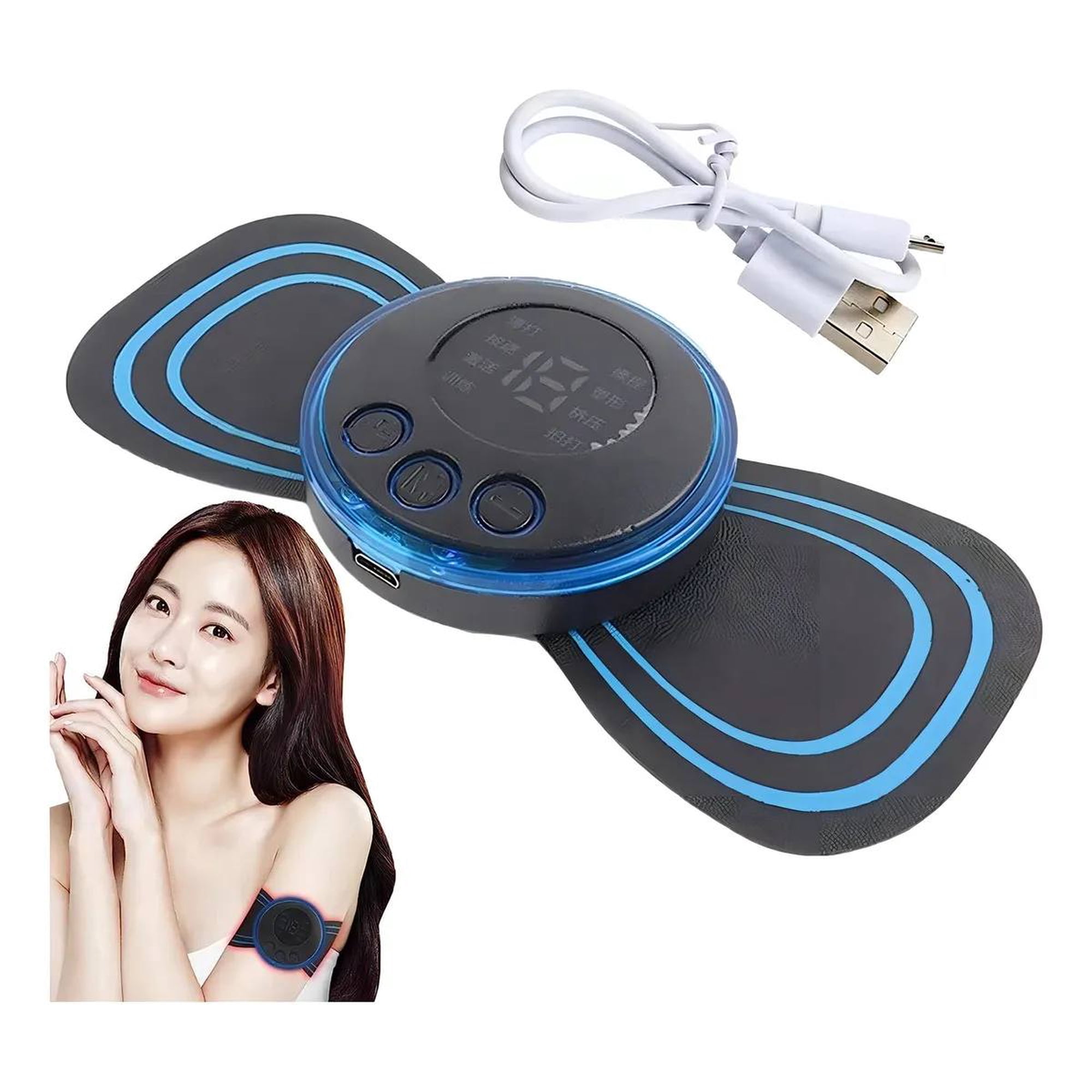 Tecnofonia - Mini Masaje Cervical Inteligente B Mn9b Stick Negro