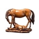 thumbnail image 4 of Estatua De Caballo, Figura Decorativa Creativa Para Centro De Mesa De Entrada De Chimenea, Marrón, 4 of 5