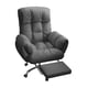 thumbnail image 5 of Silla De Computadora Silla Ejecutiva De Oficina Para Sala De Estar Dormitorio Muebles Para El Hogar Gris Oscuro, 5 of 5