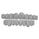 thumbnail image 1 of Accesorios De Moldura De Decoración De Parrilla Bucal De Hip Hop, Parrilla De Dientes Ligera única Plateada, 1 of 3