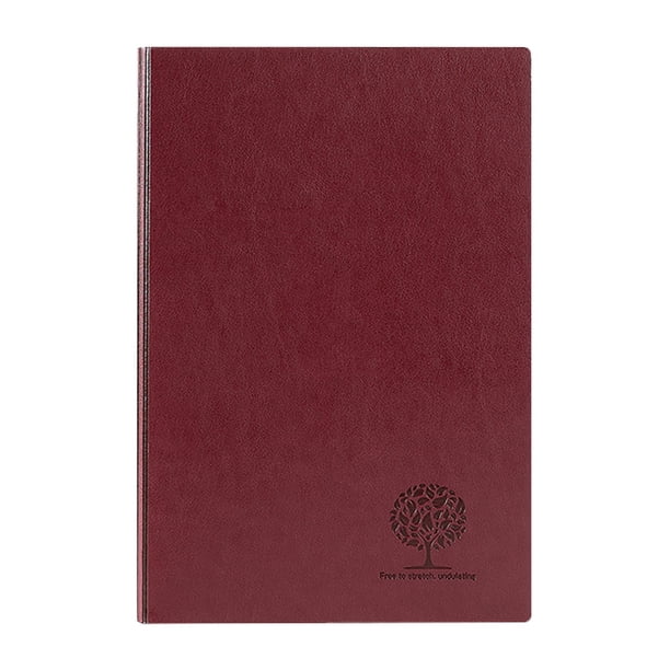 1 bloc de notas manual B6 de cuero suave, sencillo y portátil.
