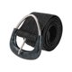 thumbnail image 1 of INSPIRE CHIC Cinturones Anchos de Mujer Tejidos, Hebilla Triangular de Ratán de Paja Cinturón Elástico para Vestido 41.3x1.9"(LxW) Negro, 1 of 6