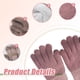 thumbnail image 4 of Guantes de lana de punto de invierno para mujeres estudiantes ciclismo guantes gruesos cálidos de doble pantalla táctil, 4 of 5