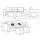 thumbnail image 3 of SOFA ESENCIA 3C 2 PUFF, 3 of 3