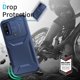 thumbnail image 5 of Funda Resistente para Motorola Moto G Power 2022 con Tapa Deslizante y Protección Militar Azul, 5 of 6