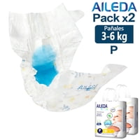 Aileda Pañales Infantiles Desechables Talla P Sin Género Total 136U