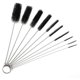 thumbnail image 1 of Xiao Hua Juego de 10 Piezas Cepillo de Limpieza de Nailon para Popote Largo, 10 Diámetros Diferentes, Adecuado para Popote, Botella, Teclado, Cepillo de Limpieza para Joyería - Negro, 1 of 4