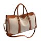 thumbnail image 1 of Bolsa De Gimnasio Deportiva, Bolsa De Viaje Portátil De Lona Para Ejercicio, Deportes Al Aire Libre, Marrón, Grande, 1 of 5