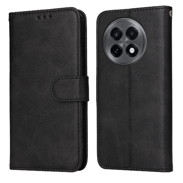Funda Billetera para OnePlus 13R 5G con Porta Tarjetas y Soporte Ajustable Negro