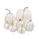 thumbnail image 3 of 7 Piezas De Calabazas Falsas, Modelo De Bricolaje, Calabazas Falsas De Espuma Para La Mesa De Halloween, Otoño, Blanco, 3 of 3
