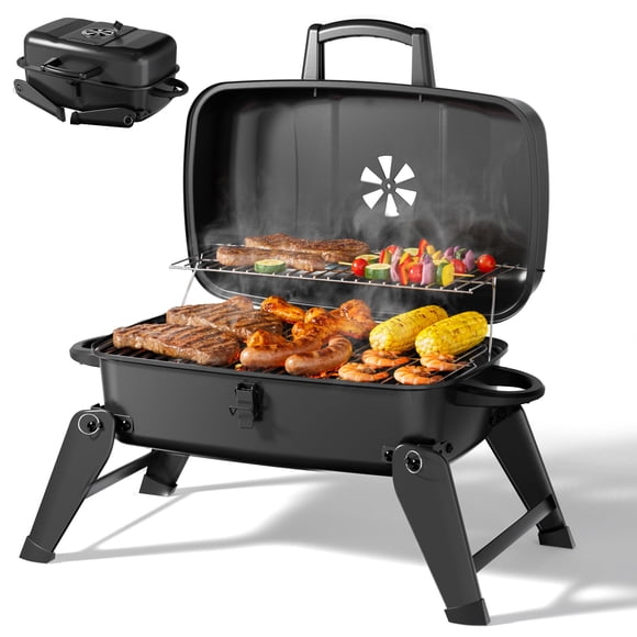 Parrilla Portátil de Carbón MASTER COOK Plegable 330 pulg²