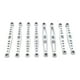 thumbnail image 3 of Enlace De Dirección 8PCS Para ZP1001 ZP1002 ZP1003 ZP1004 1/10 RC CAR DIY Accesorio Silver, 3 of 3