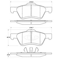 Powerstop - Pastillas Freno Para Auto Nxt-1047
