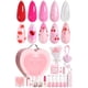 thumbnail image 1 of Kit de esmaltes de uñas en gel Beetles Spring Romantic Hot Pink Red, 1 of 9