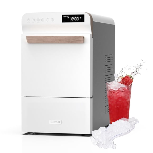 Máquina de hielo Gevi Nugget 18 kg/24 h con temporizador programable