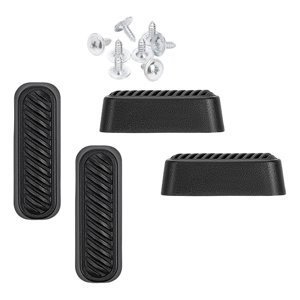 Magideal - Paquete De 4 Almohadillas Para Pies Con Perno Inferior Para Maleta Con Tornillos, Piezas De Reparación Ligeras, Fácil Instalación De Repuesto De Acces Estilo D