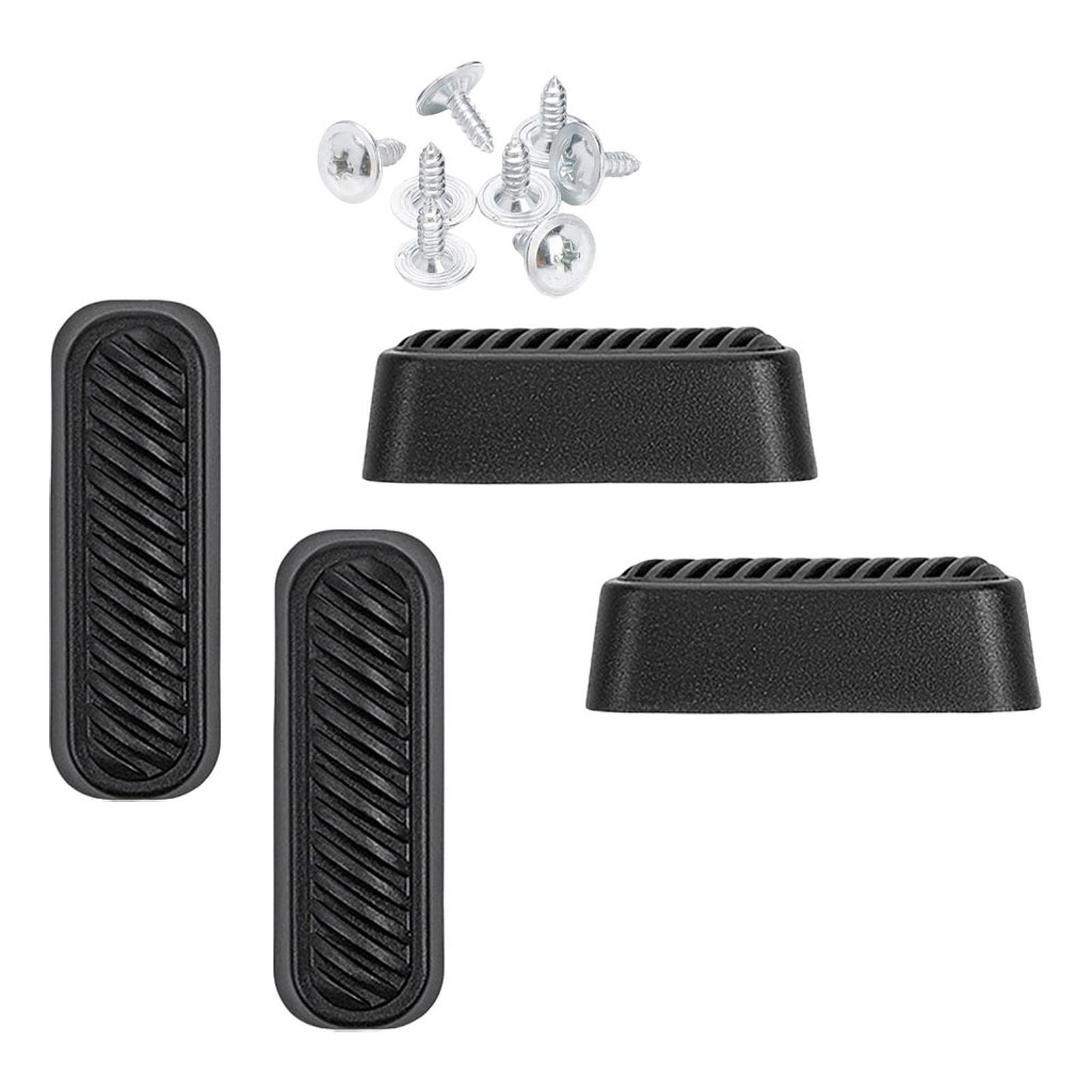 Magideal - Paquete De 4 Almohadillas Para Pies Con Perno Inferior Para Maleta Con Tornillos, Piezas De Reparación Ligeras, Fácil Instalación De Repuesto De Acces Estilo D