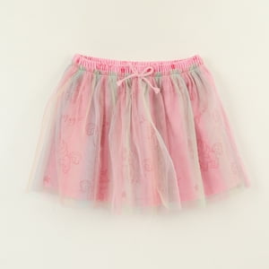 Falda Niña Rosado Tull Unicornio