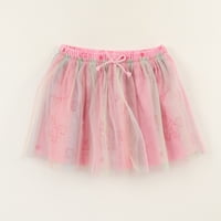 Falda Niña Rosado Tull Unicornio