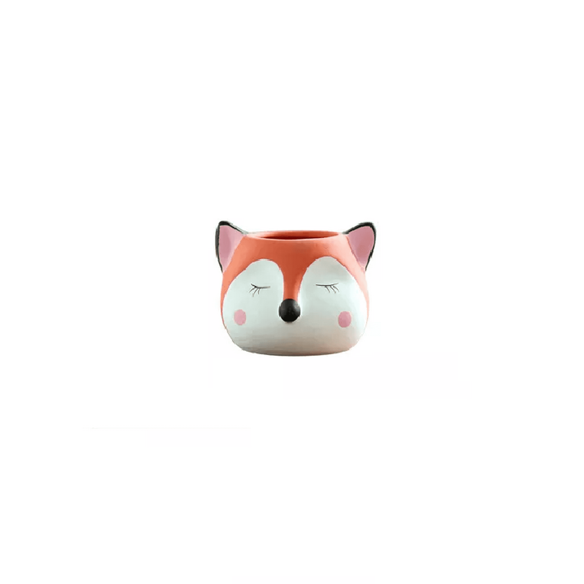 Genérico - Maceteros Suculentas Animal Forma Perro, Zorro, Pollito Pack 3