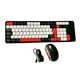 thumbnail image 2 of Kit Teclado y Mouse Inalámbrico Bluetooth Recargable Rojo, 2 of 8