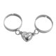 thumbnail image 3 of Amante Pareja Anillos Imán Ajustable Punk Para Boda Fiesta De Compromiso, 3 of 5