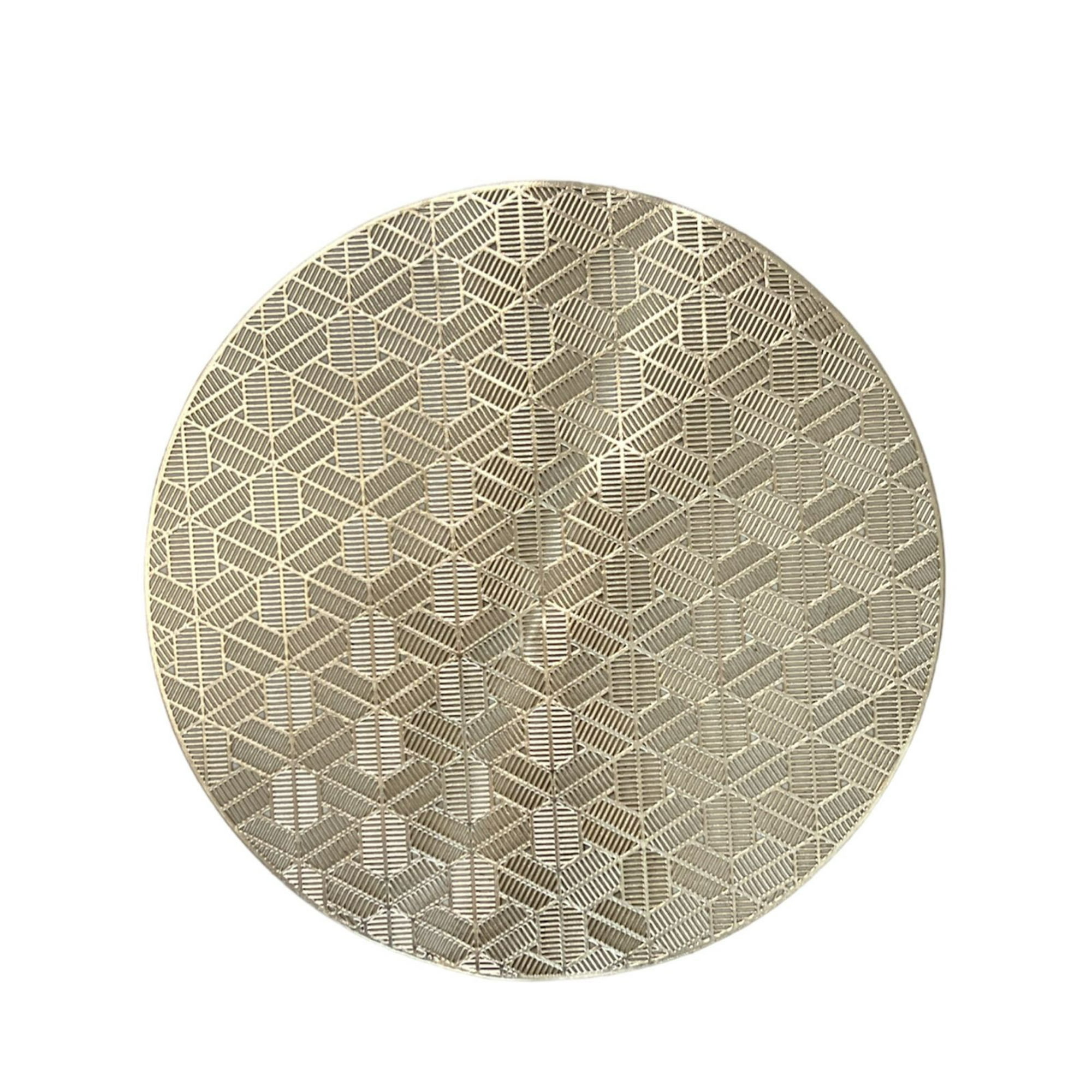 Oem - Set 4 Individuales De Mesa Pack 4 Individuales Metalico 38cm D