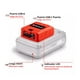 thumbnail image 2 of Adaptador de Batería TC-CP 18- Sin Baterías rojo, 2 of 5