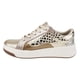 thumbnail image 4 of Zapatilla Exs Animal Print Cuero Dorada, 4 of 6