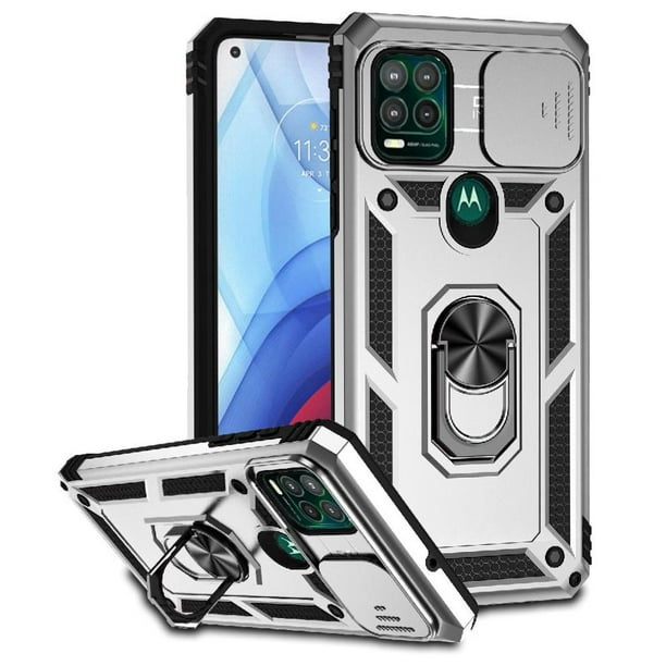 Estuche GANGXUN para Motorola Moto G Stylus 5G, soporte giratorio 360°, estilo mecánico y magnético