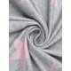 thumbnail image 5 of INSPIRE CHIC Conjuntos de pijama de manga corta para mujer de regreso a clases con bolsillos, ropa de dormir suave con botones y pantalones cortos con cintura elástica XL Gris claro con estrellas, 5 of 6