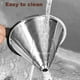 thumbnail image 3 of 1 filtro de café manual de acero inoxidable, reutilizable, cónico., 3 of 6