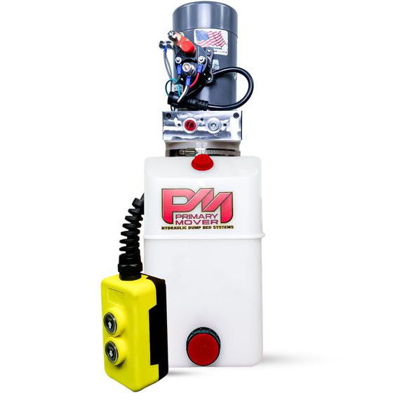 Bomba Hidráulica Primary Mover 6 qt 12 VDC con Control Remoto