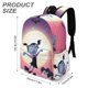 thumbnail image 3 of Vampirina-theme Backpack, Campus style schoolbag Bookbag with Adjustable Shoulder Straps And Large Zip Compartment, Unisex Travel Bags.42x30x15cm, 3 of 6