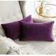 thumbnail image 2 of Pack de 2 Fundas Terciopelo Liso 30x50 cm Morado, 2 of 2