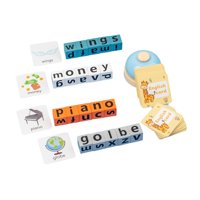 Magideal - Bloques De Madera, Juego De Ortografía De Palabras, Juguete De Aprendizaje Temprano, Bloques Educativos De Rompecabezas Del Alfabeto Rápido Para Niños Con Campana