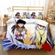 thumbnail image 1 of Inuyasha Kids Bedding Set Double Bed Linen Set Bed Sheets, 1 of 5