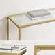 thumbnail image 5 of Recibidor Arrimo Fierro Dorado Vidrio Templado Heim, 5 of 6
