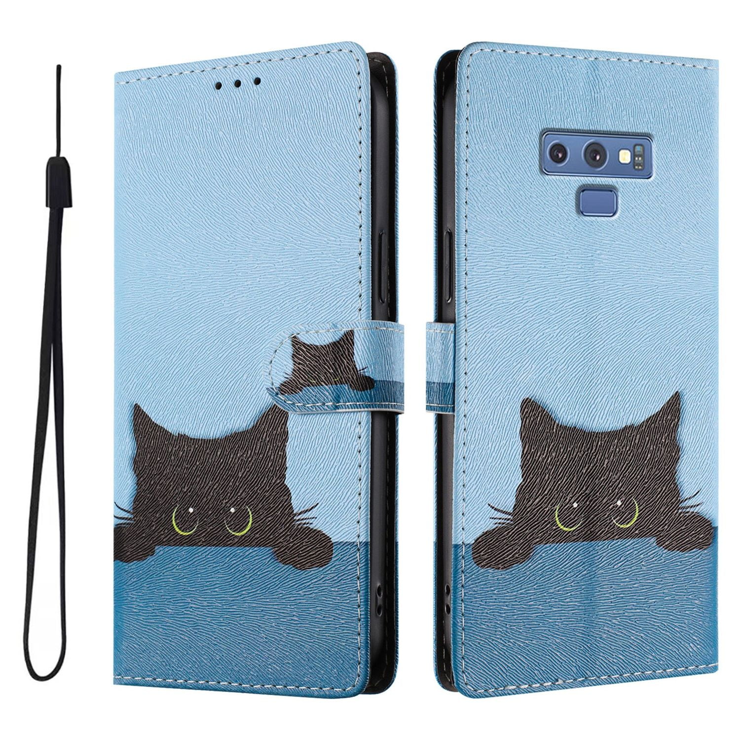 Foxdock Funda Tipo Cartera Para Samsung Galaxy Note 9 Con Soporte Y Correa – Diseño De Patrones Lindos