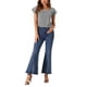 thumbnail image 2 of INSPIRE CHIC Blusa de Mujer para Regreso a Clases Verano Cuello Cuadrado Cuadros Mangas Cortas XL Negro, 2 of 6