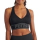 thumbnail image 1 of Sujetador deportivo PUMA para mujer, negro sin costuras, con copas extraíbles, 1 of 3
