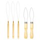 thumbnail image 3 of Mango De Madera Enhebrador Bucle Turner Gancho 1 Juego De Accesorios Reutilizable Beads Loader Set C, 3 of 5