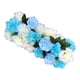 thumbnail image 4 of Decoración de pared, de boda, flores, panel de flores artificiales, telón de fondo para ramo de guardería, habitación de bebé, decoración para n Azul, 4 of 5