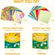 thumbnail image 2 of Mocoosy Kit de papel origami con 224 hojas para niños de 5 a 12 años, 2 of 3