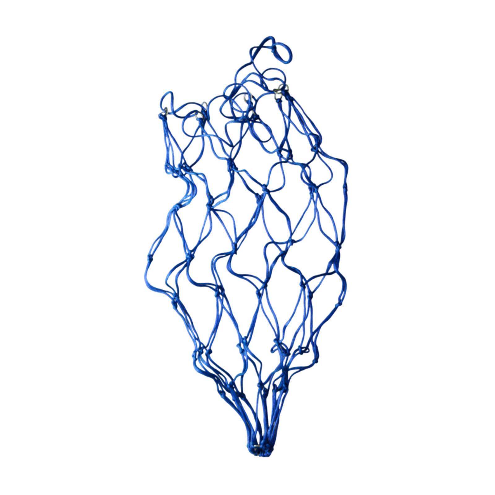 Magideal - Neta De Heno De Alimentación Lenta, Bolsa De Malla Colgante, Suministros De Alimentación, Bolsa De Heno Para Puestos De Alimentación De Día Completo Azul 36 Pulgadas